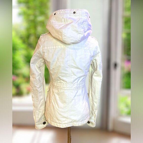 🔥 Ruehl No. 925 Insulated Winter Snow Ski Waxed Cotton Silk Jacket Coat Parka S - Picture 2 of 16